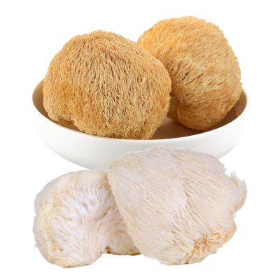 Dehydrated lions mane mushroom